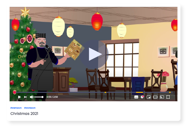 Video content creation for Hafez Restaurant