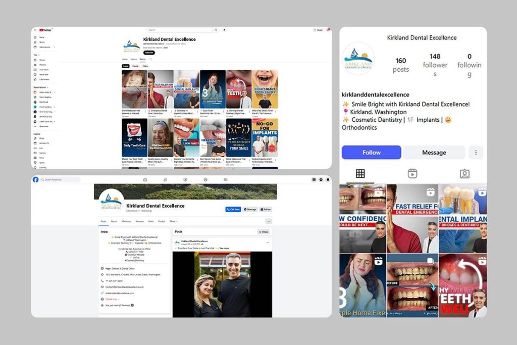 Our Social Marketing Portfolio - Kirkland Dental Excellence